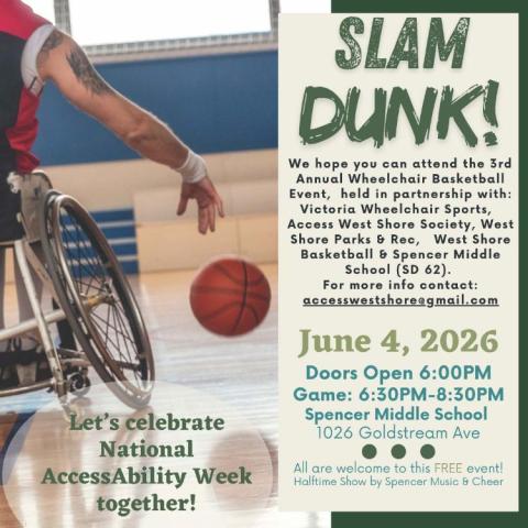 Slam Dunk Wheelchair Basketball Game June 4 2026